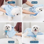 Orluxia Dog Quick-Drying Bathrobe – Strong Absorbent Pet Bath Towel