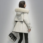 Orluxia Winter Loose Cotton Coat – Women’s Mid-Length Zipper Jacket