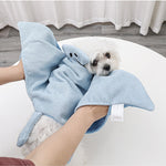 Orluxia Dog Quick-Drying Bathrobe – Strong Absorbent Pet Bath Towel
