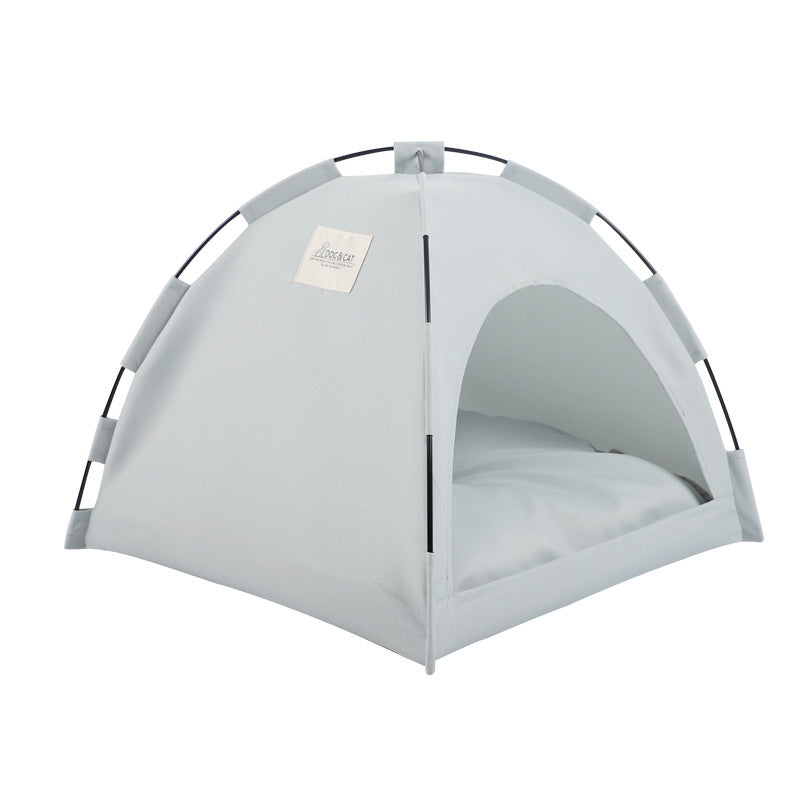 Orluxia Cat Tent Cooling Bed – Portable Pet House with Cushion for Dogs & Cats