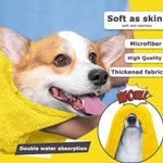 Orluxia Super Absorbent Dog Towels – Quick-Dry Microfiber Bath Towel for Dogs & Cats