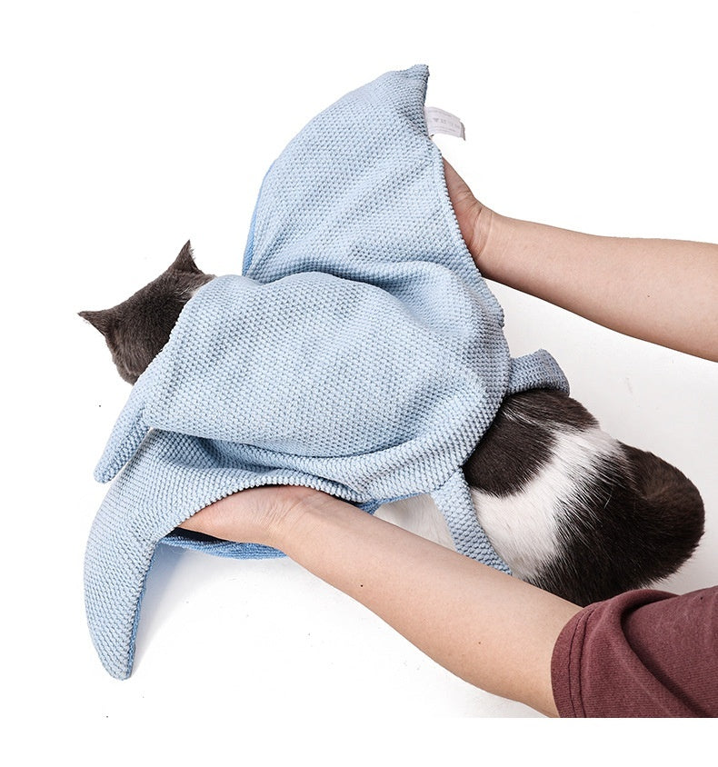 Orluxia Dog Quick-Drying Bathrobe – Strong Absorbent Pet Bath Towel