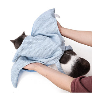 Orluxia Dog Quick-Drying Bathrobe – Strong Absorbent Pet Bath Towel