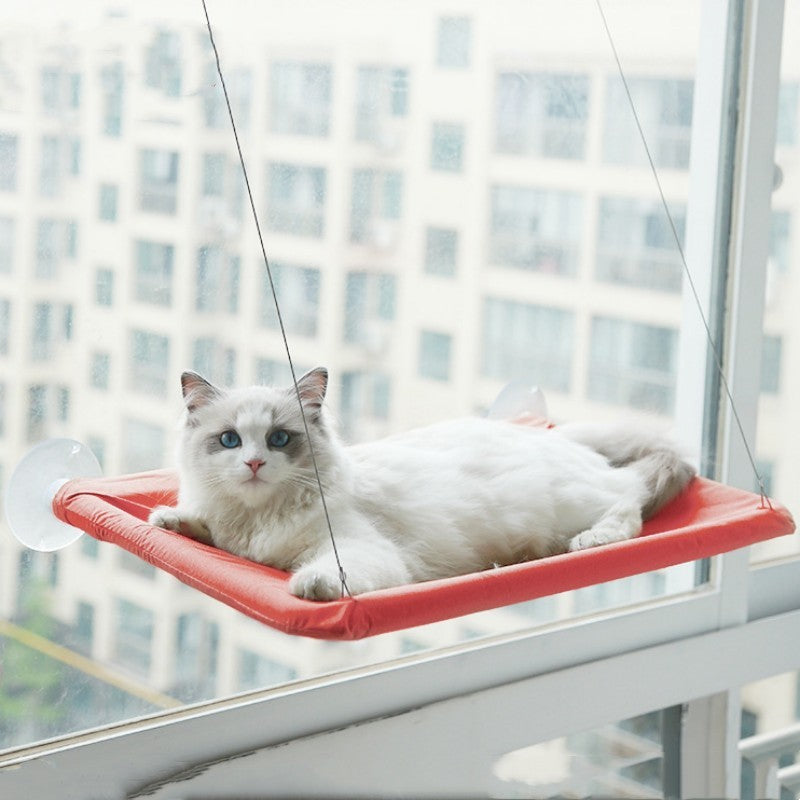 Orluxia Pet Litter Sucker Cat Window Hammock – Hanging Oxford Cloth Cat Bed