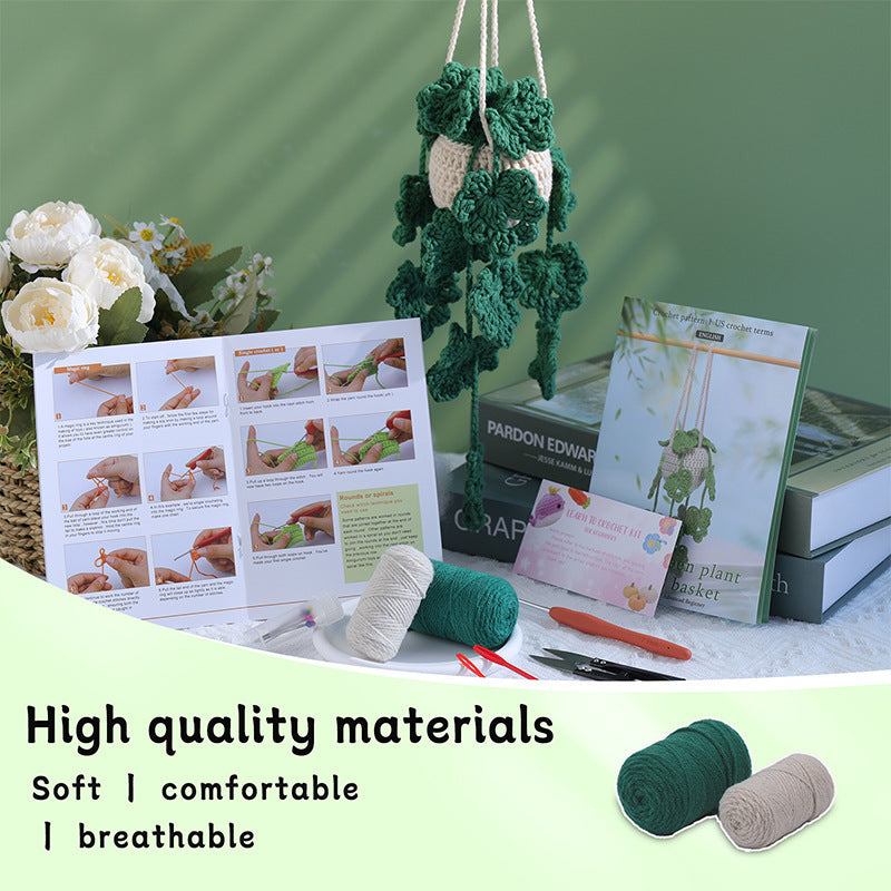 Orluxia Decorative Plant Crochet Hook Material Kit