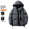 Orluxia Men’s Down Cotton-Padded Hooded Jacket