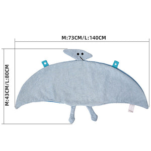 Orluxia Dog Quick-Drying Bathrobe – Strong Absorbent Pet Bath Towel