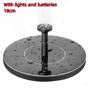 Orluxia Solar Fountain Outdoor Floating Water Pump for Bird Bath, Garden & Pond Decoration