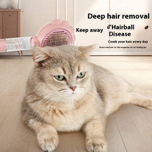 Orluxia 2-in-1 Self-Cleaning Dog & Cat Grooming Brush with Spray