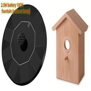 Orluxia Solar Fountain Outdoor Floating Water Pump for Bird Bath, Garden & Pond Decoration